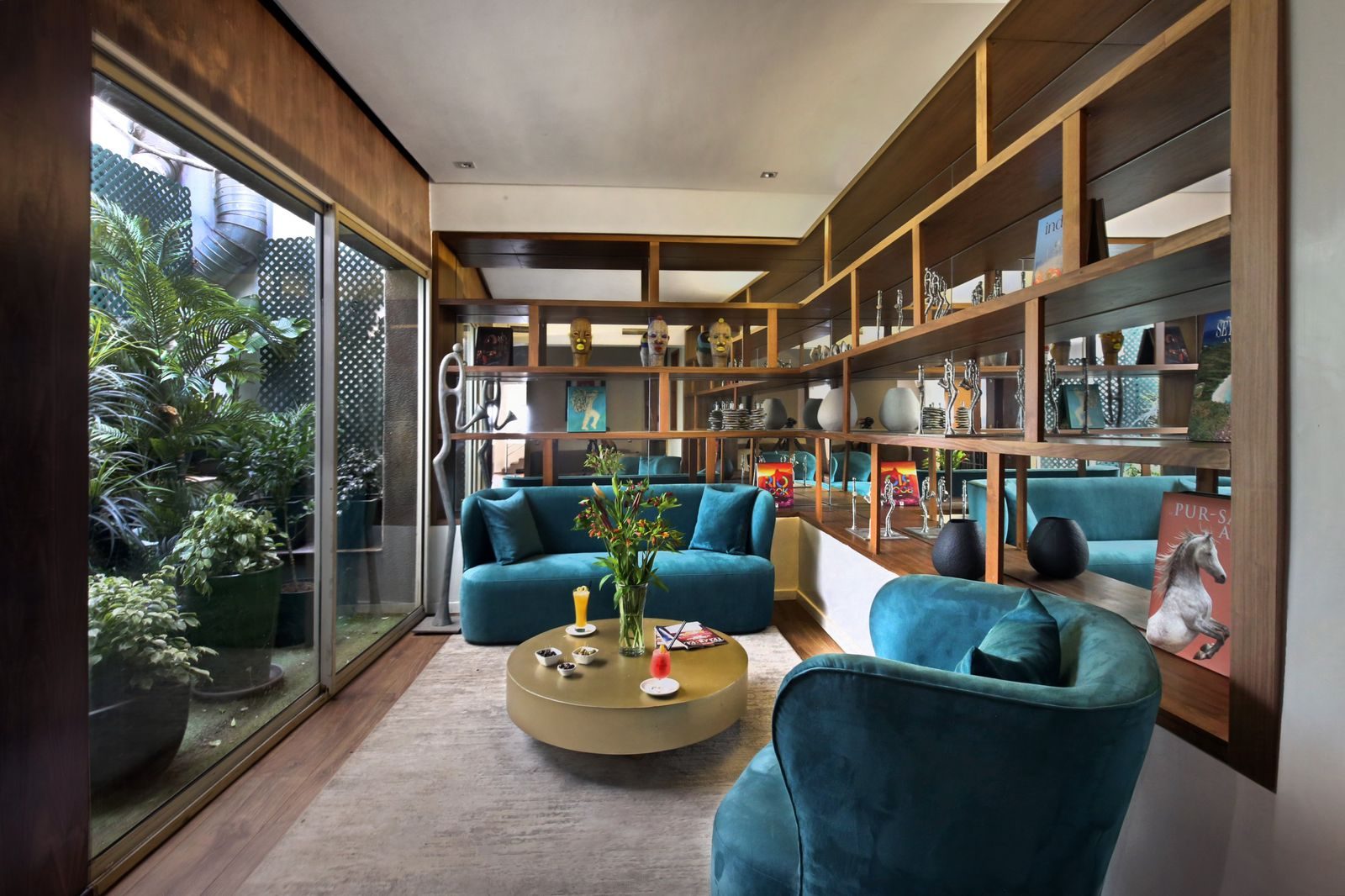 La bibliothèque du Park Suites